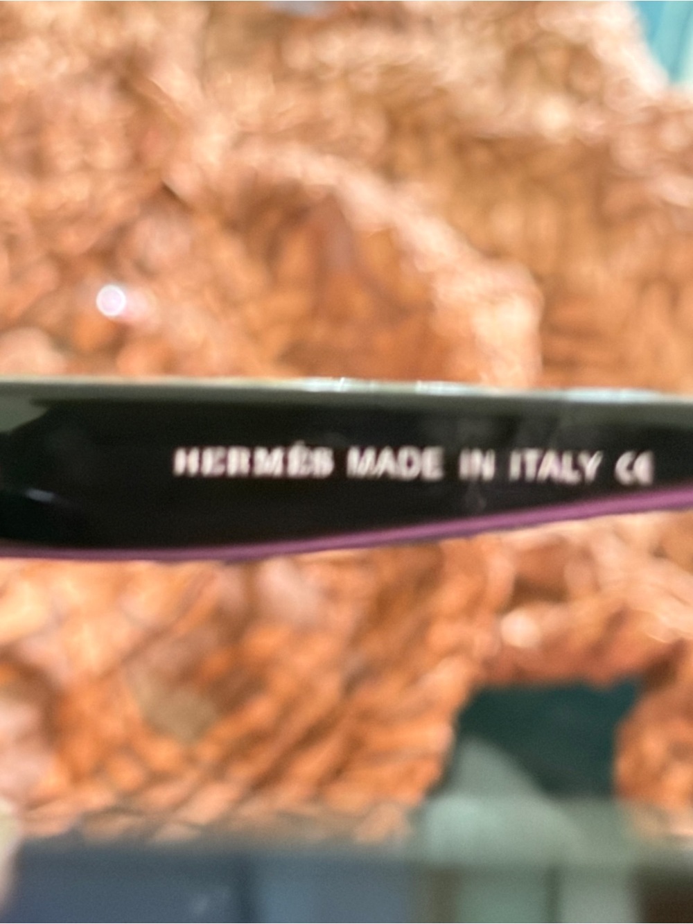 Hermes Black and Purple Sunglasses - Picture 2 of 7